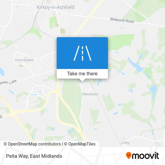 Pella Way map