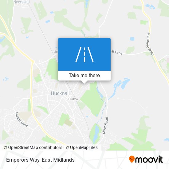 Emperors Way map