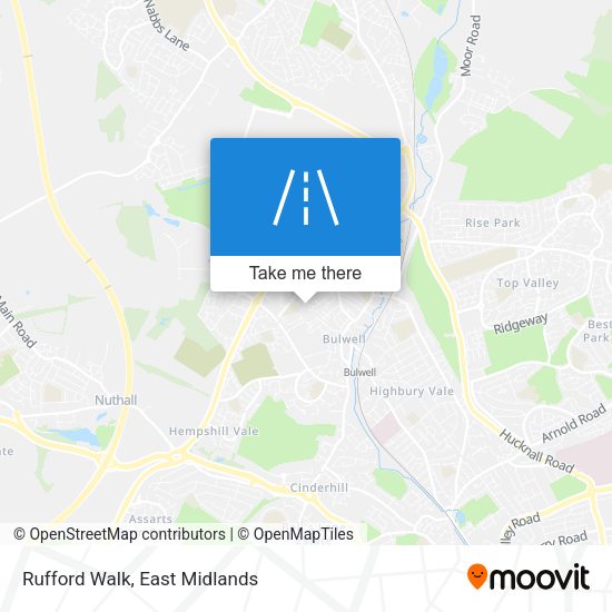 Rufford Walk map