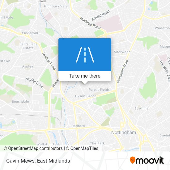 Gavin Mews map