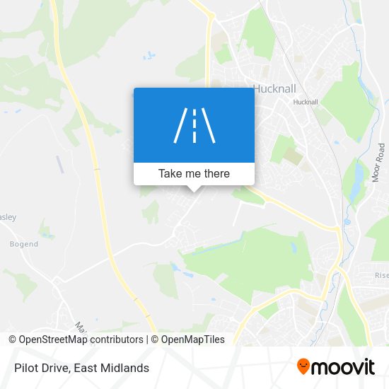 Pilot Drive map