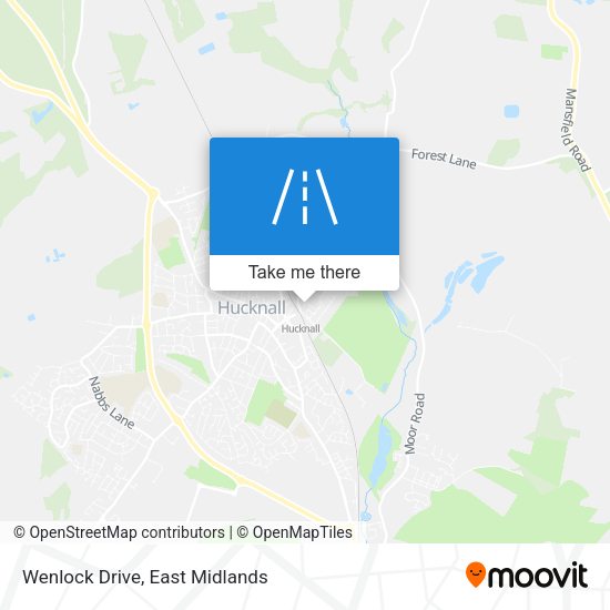 Wenlock Drive map