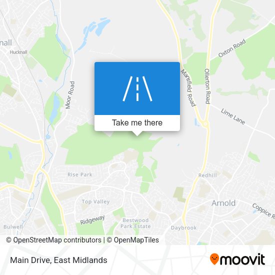 Main Drive map