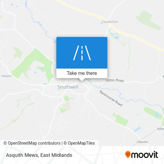 Asquith Mews map