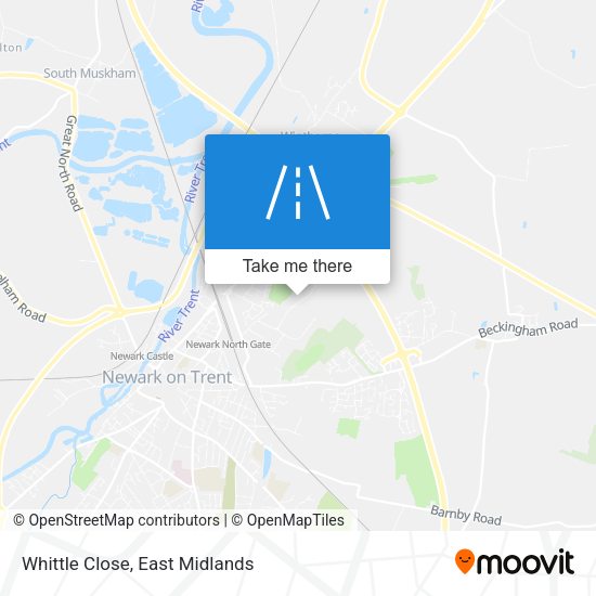 Whittle Close map