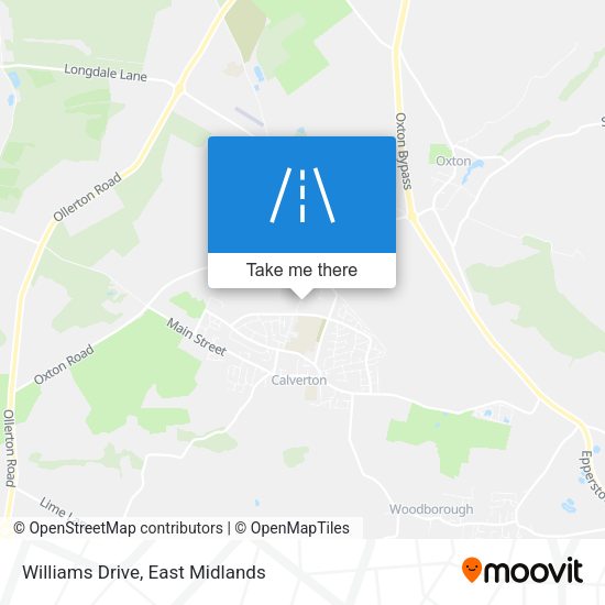 Williams Drive map