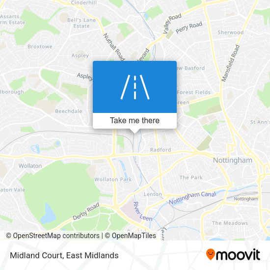 Midland Court map