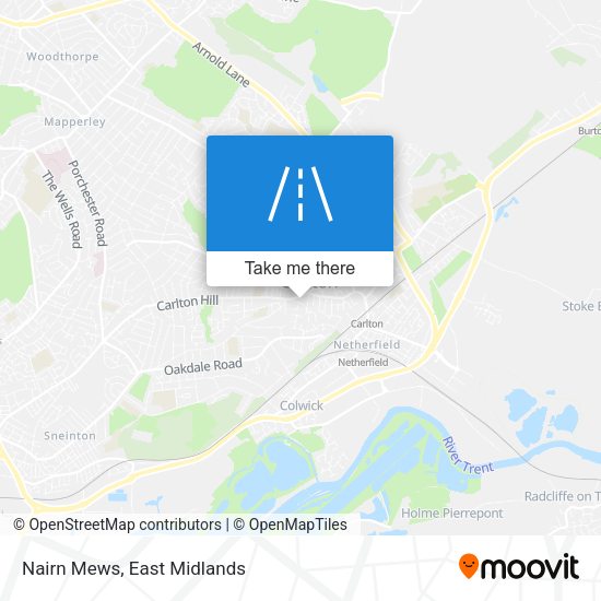 Nairn Mews map