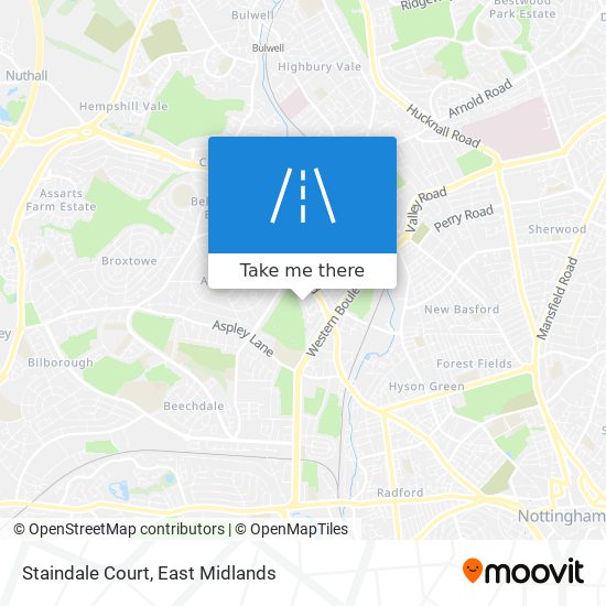 Staindale Court map