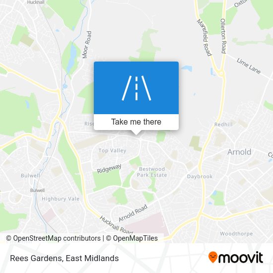 Rees Gardens map