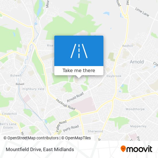 Mountfield Drive map