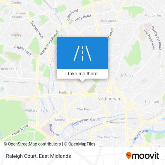 Raleigh Court map