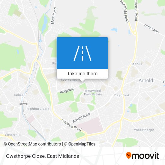 Owsthorpe Close map