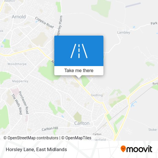 Horsley Lane map