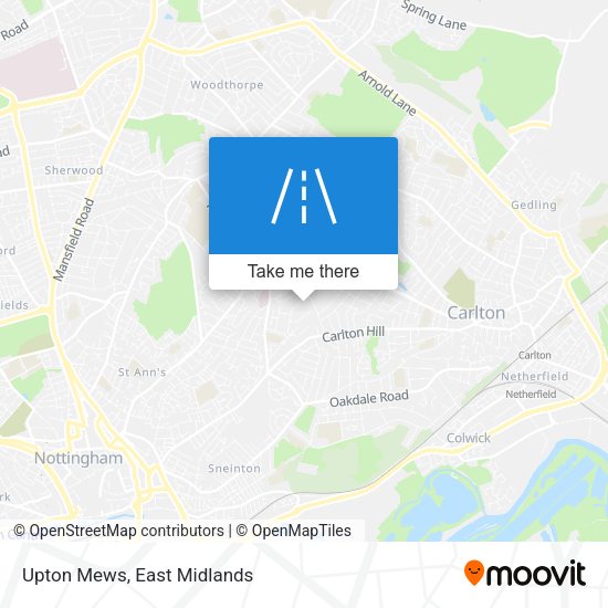 Upton Mews map