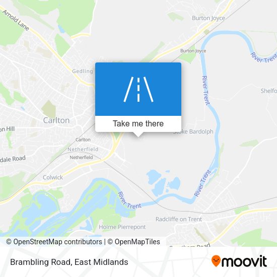 Brambling Road map
