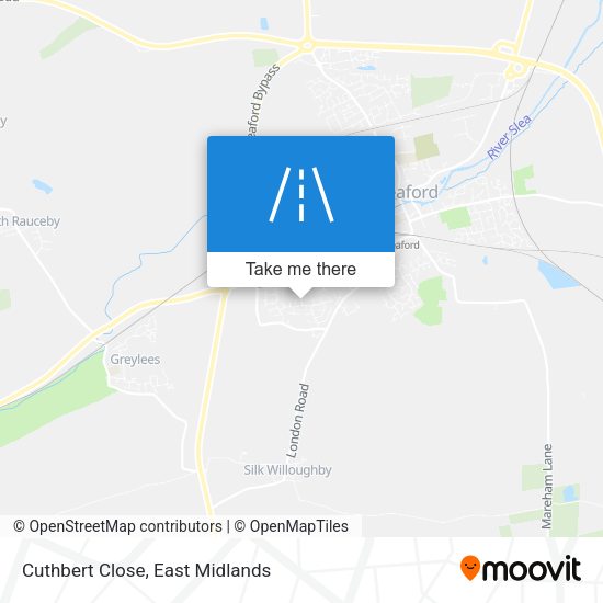 Cuthbert Close map