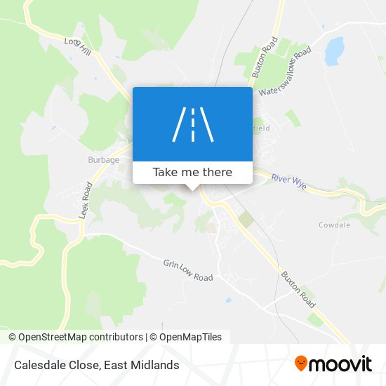 Calesdale Close map