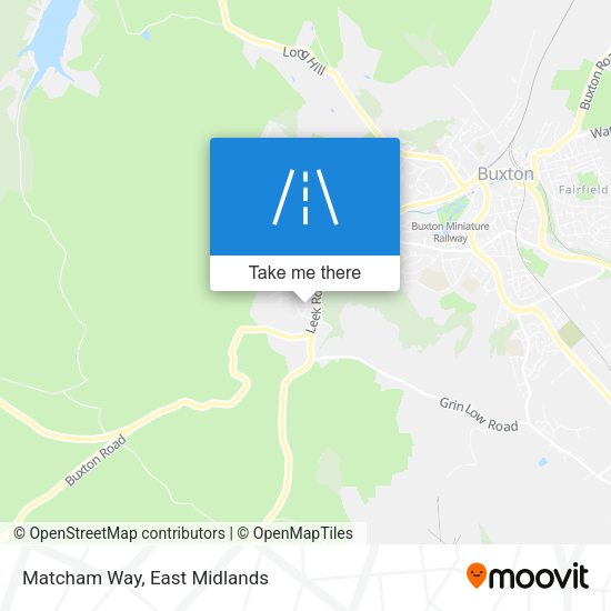 Matcham Way map