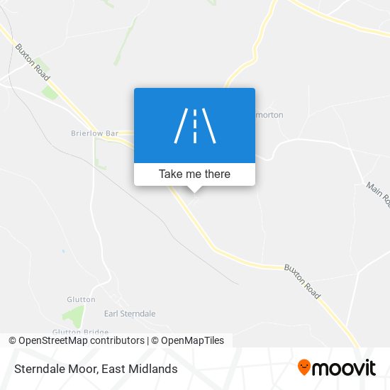 Sterndale Moor map