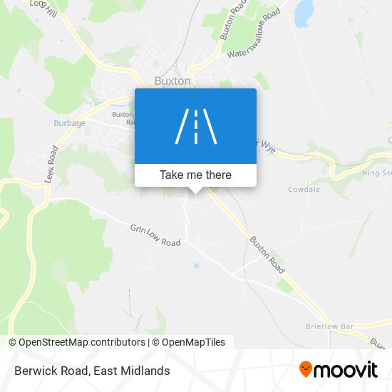 Berwick Road map