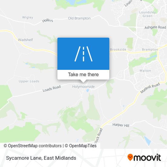 Sycamore Lane map
