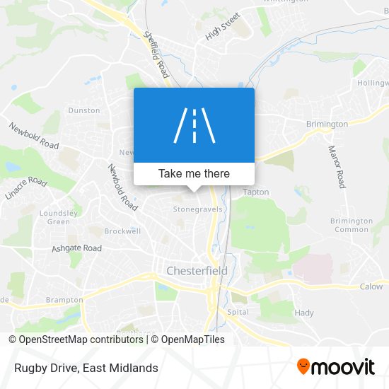 Rugby Drive map