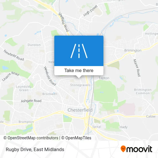 Rugby Drive map