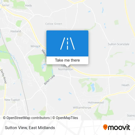 Sutton View map