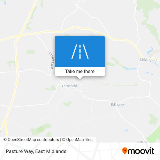 Pasture Way map