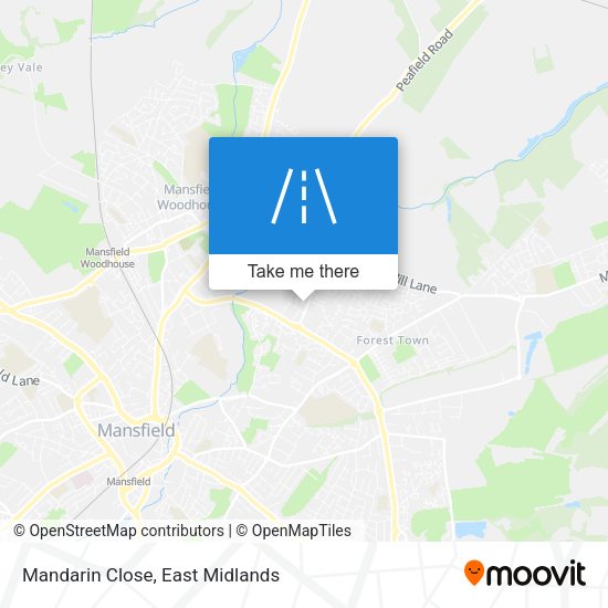 Mandarin Close map