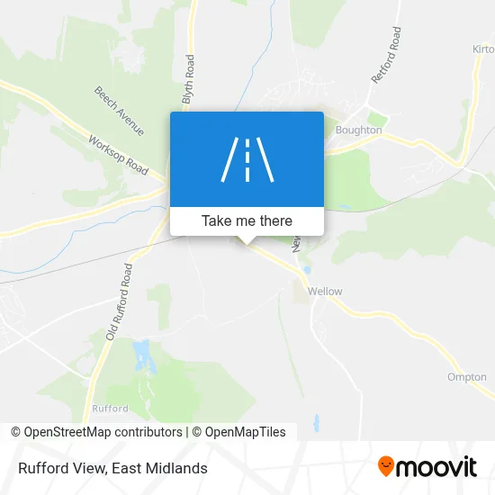 Rufford View map