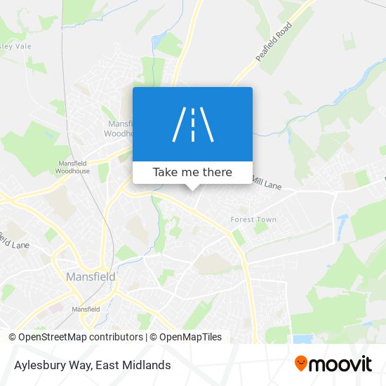 Aylesbury Way map