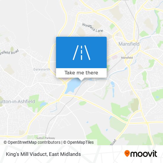 King's Mill Viaduct map