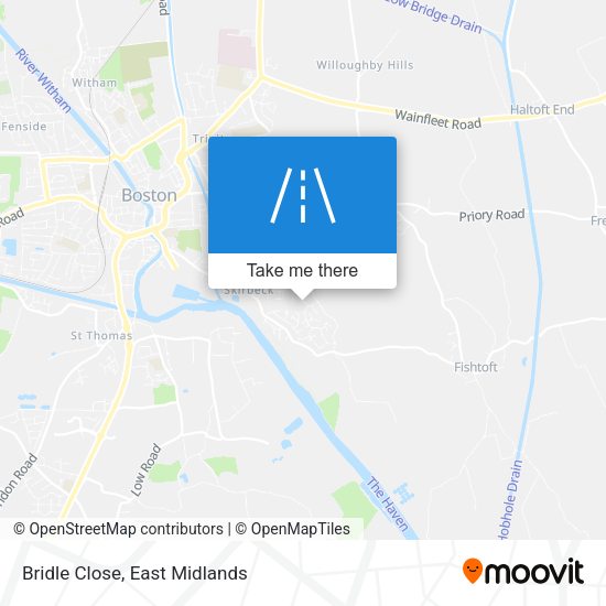 Bridle Close map