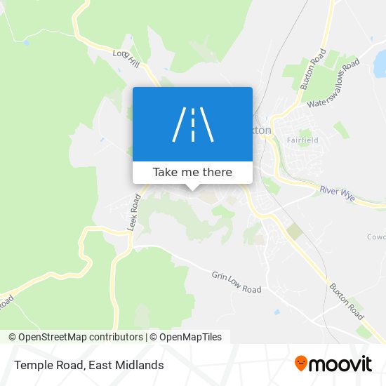 Temple Road map