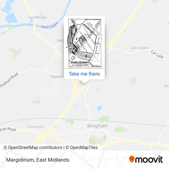 Margidinum map