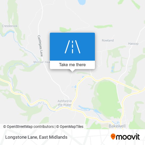 Longstone Lane map