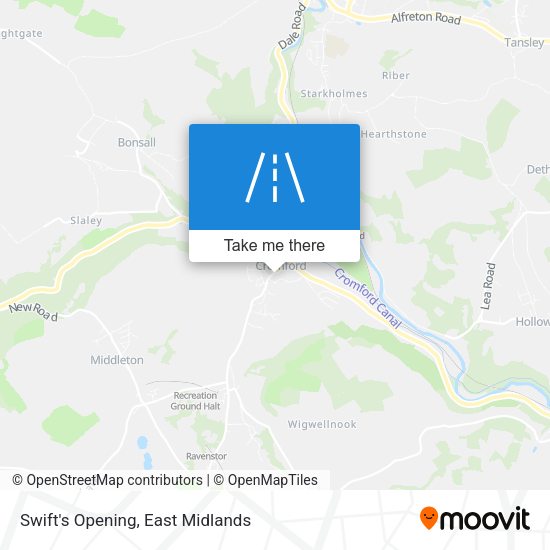 Swift's Opening map