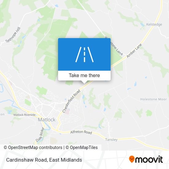 Cardinshaw Road map