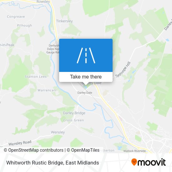 Whitworth Rustic Bridge map