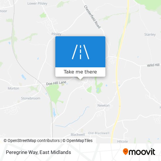 Peregrine Way map