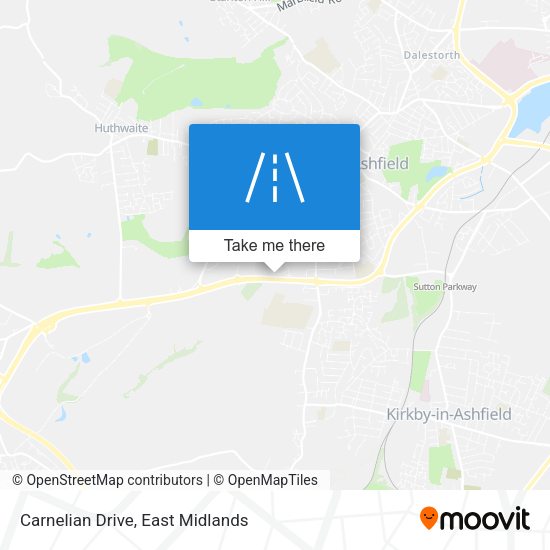 Carnelian Drive map