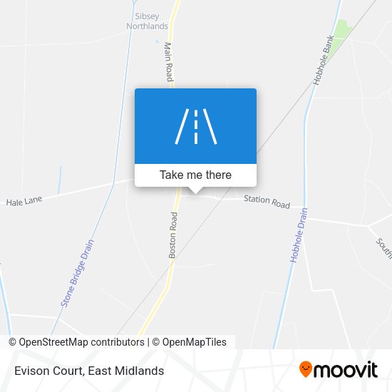Evison Court map
