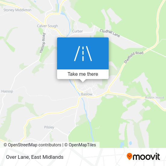 Over Lane map