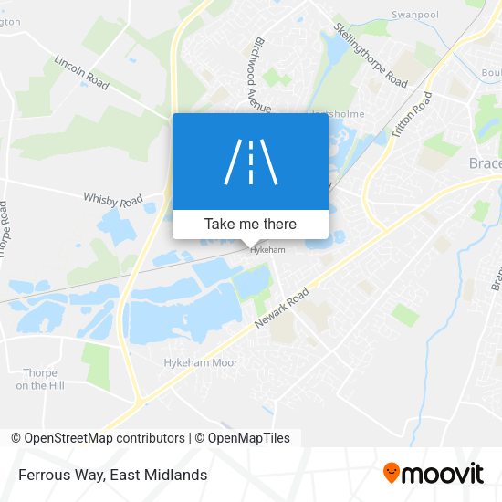 Ferrous Way map