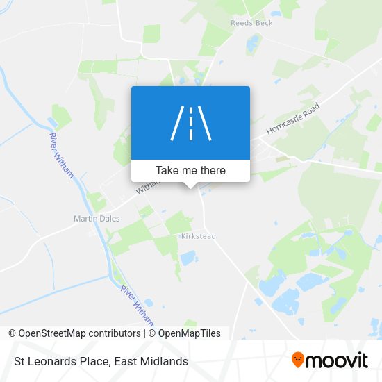 St Leonards Place map