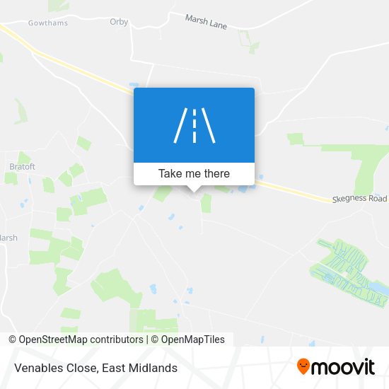 Venables Close map