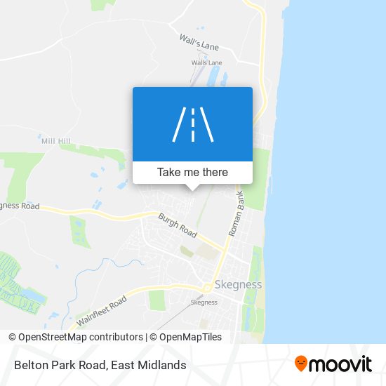 Belton Park Road map