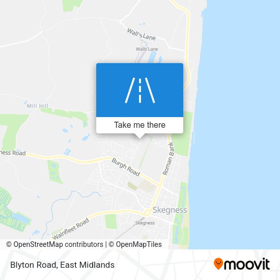 Blyton Road map